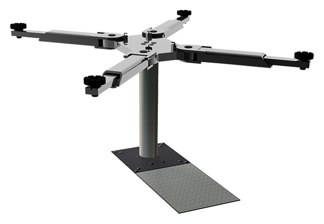 1-Stempelbühne Pitlift mit X-Aufnahme