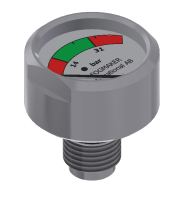 Manometer 23 mm 45 bar Edelstahl